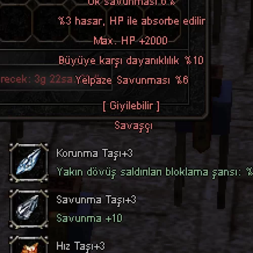  +7 EJDERHA TANRISI 2K HP 10 BUYU 6 OK 3 HP ABOSRBE